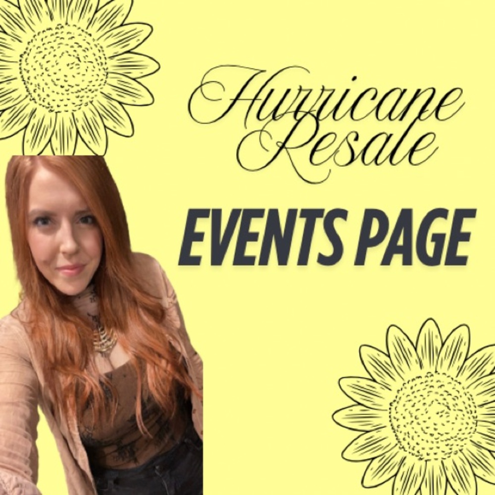 Hurricane Resales Event Notifcation Like ToBe Notified For Special Events/Trains